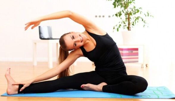 Gymnastics in the morning will help strengthen back osteochondrosis